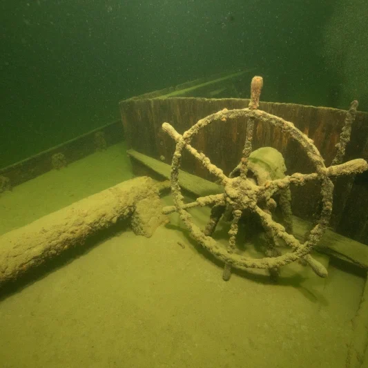 Wrack bei Stäfner Hafen